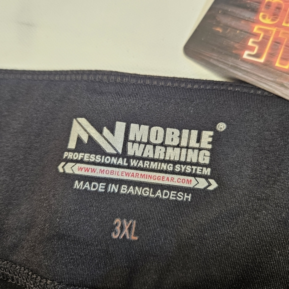New Mobile warming Primer Men's 7.4V Battery Heated Pant Black in 3X-large size - Picture 4 of 7